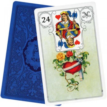 Lenormand Blue Owl Premium Edition kortos AGM